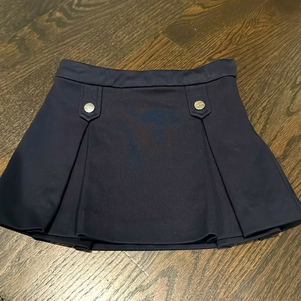 Jacadi navy uniform skirt 3